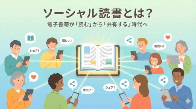 ソーシャル読書とは？電子書籍が「読む」から「共有する」時代へ